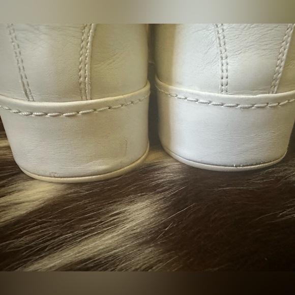 Loro Piana Nuages White Leather Sneakers, Size 7 US, 37 EU, Good Condition - Picture 10 of 16